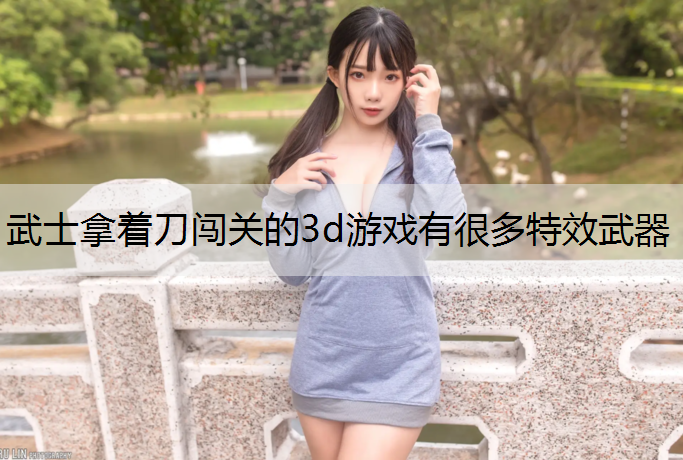 武士拿着刀闯关的3d游戏有很多特效武器